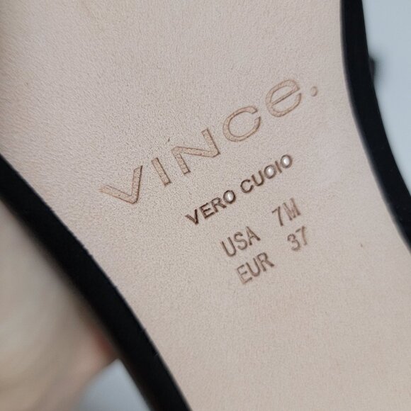 NEW Vince Hilda Ankle Boots Womens 7 Black Minimalist Chic Designer Simple - Picture 8 of 10